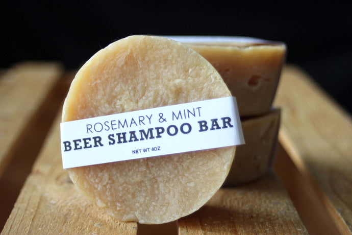 Beer Shampoo Bar: Rosemary & Mint