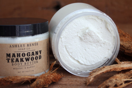 MAHOGANY TEAKWOOD WHIPPED BODY BUTTER