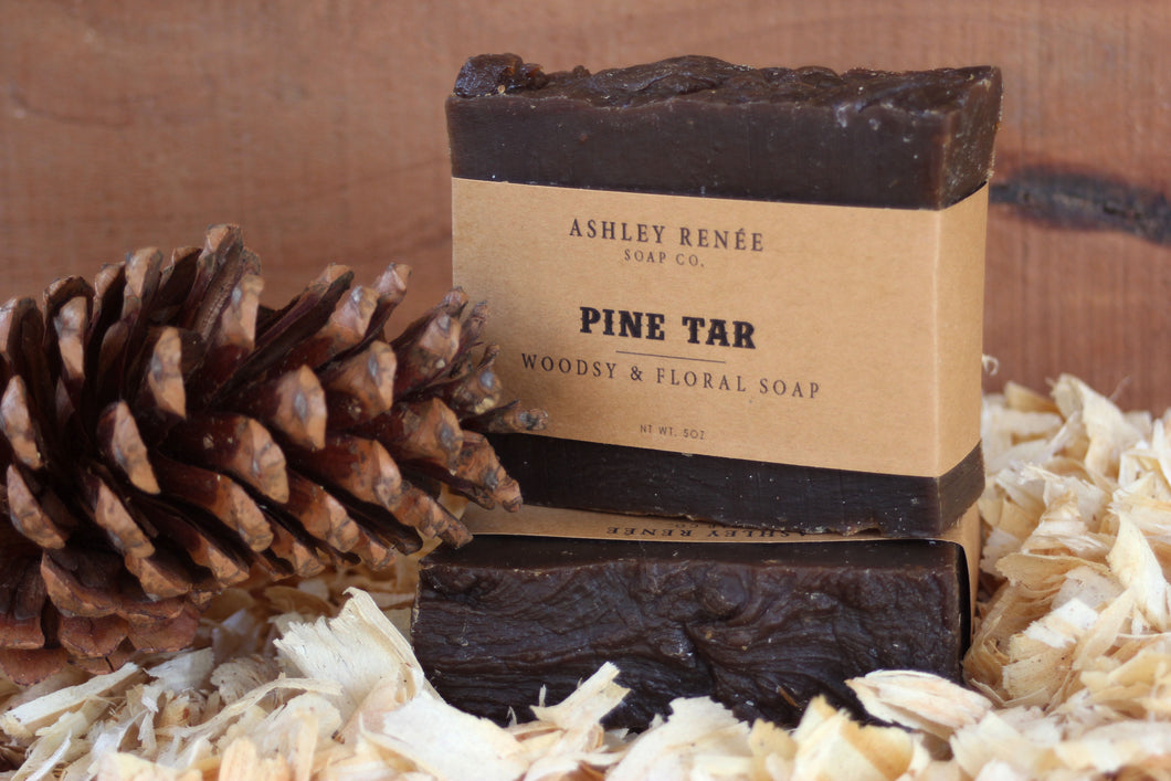 Pine Tar Woodsy, Herbal, Floral Soap