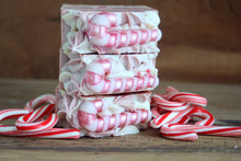 PINK PEPPERMINT CANDY CANE SOAP