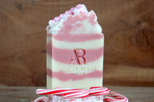 PINK PEPPERMINT CANDY CANE SOAP