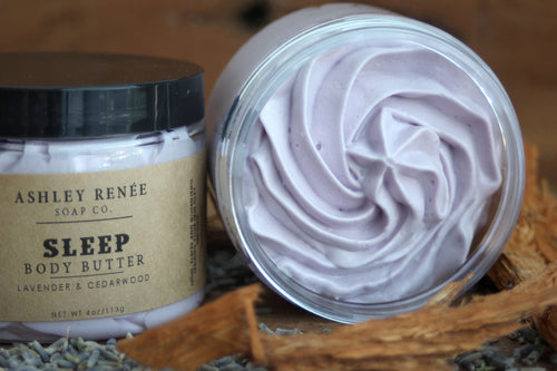 SLEEP - LAVENDER CEDARWOOD WHIPPED BODY BUTTER